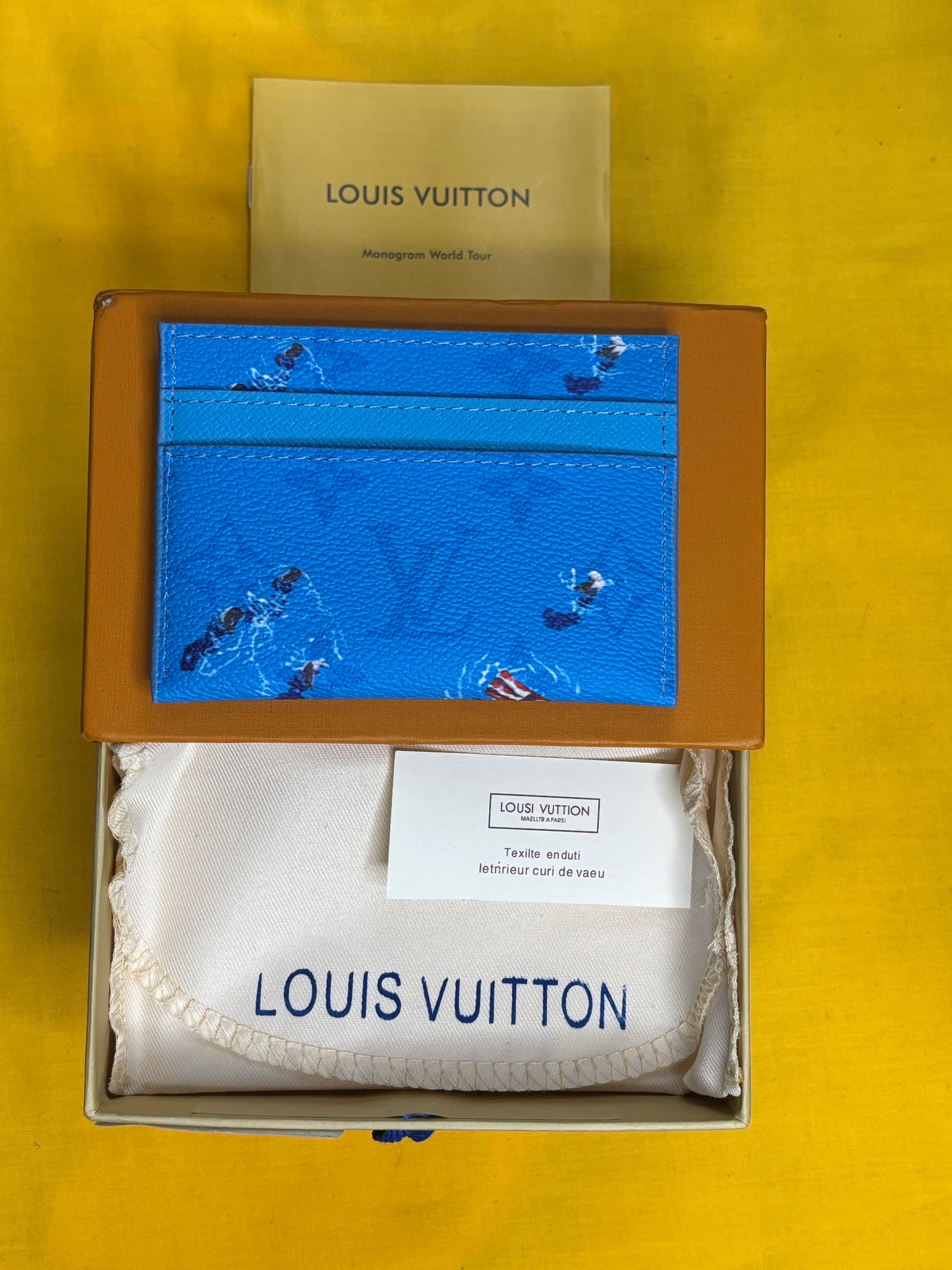 Louis Vuitton ‘Blue Lagoon’ Double Card Case
