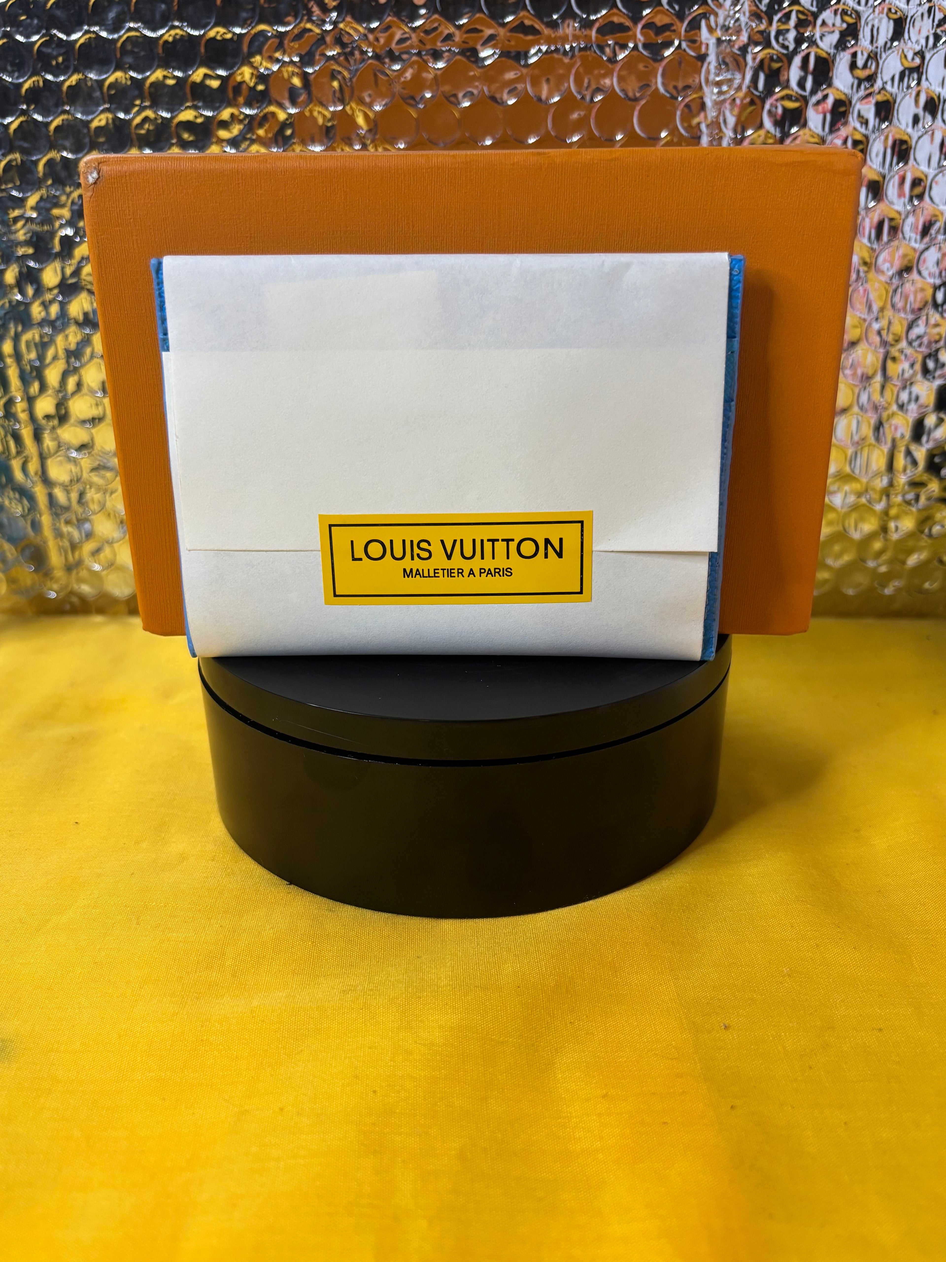 Louis Vuitton ‘Blue Lagoon’ Double Card Case