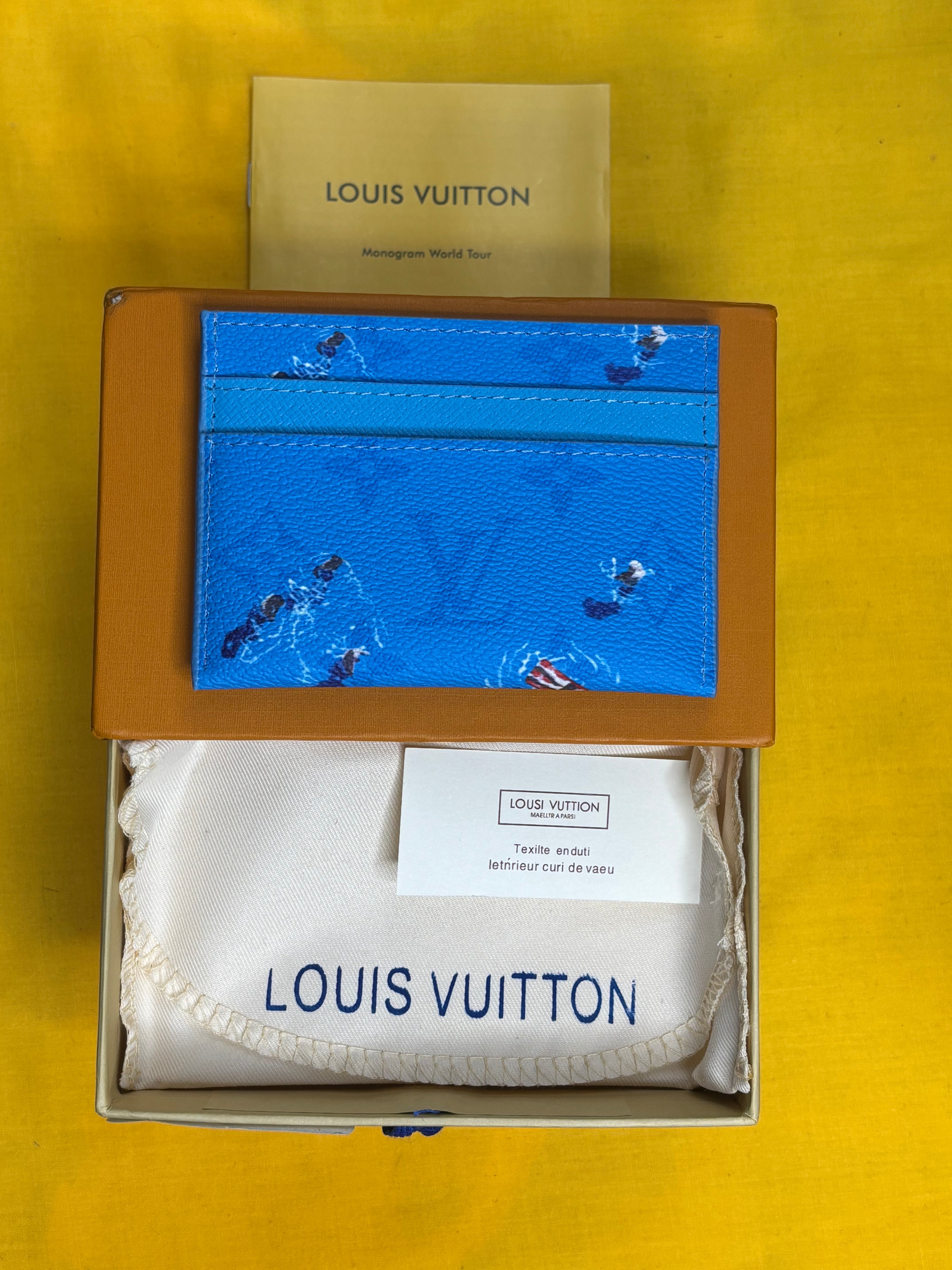Louis Vuitton ‘Blue Lagoon’ Double Card Case