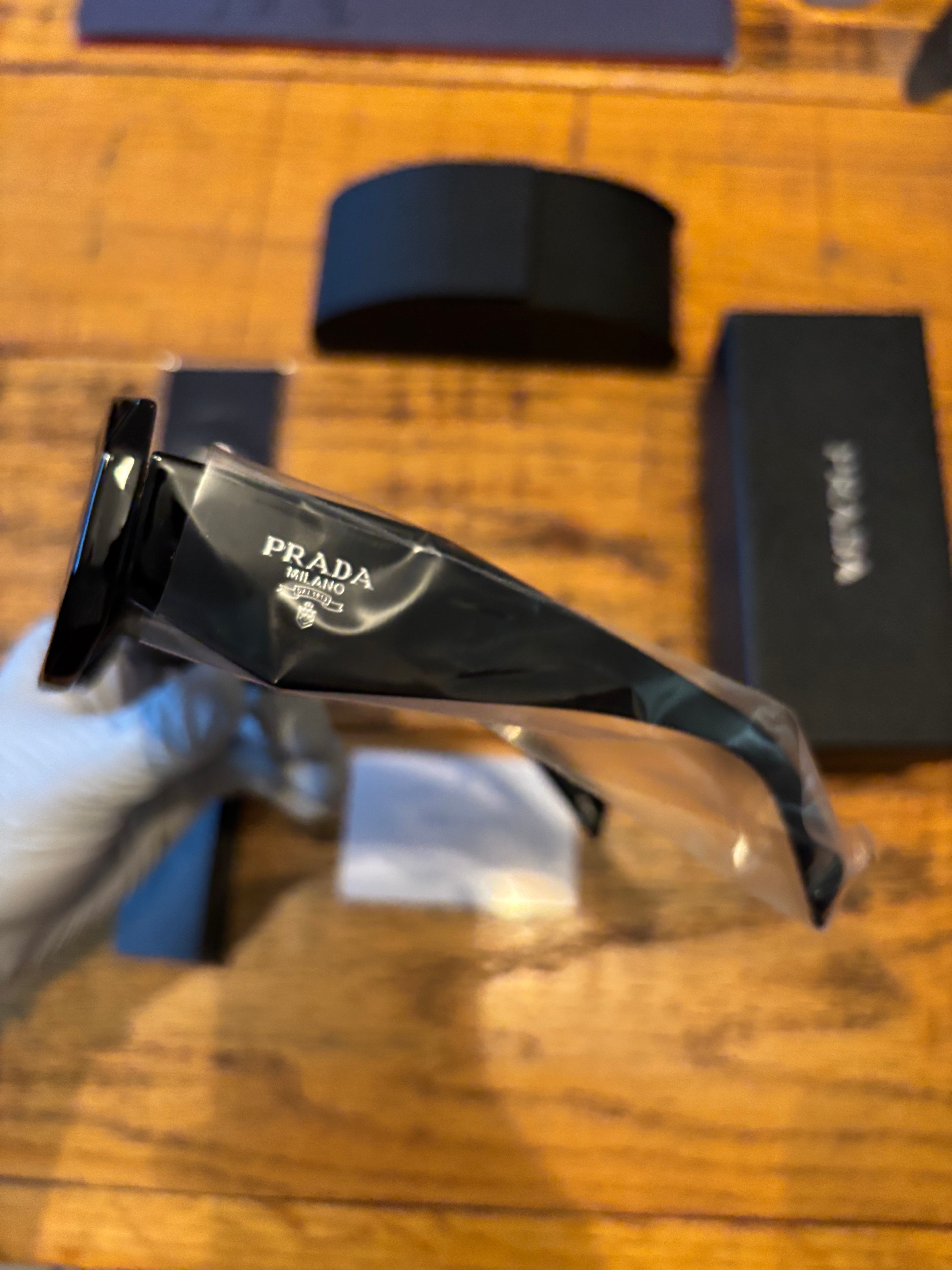 Prada Symbole Rectangular Sunglasses, 51mm