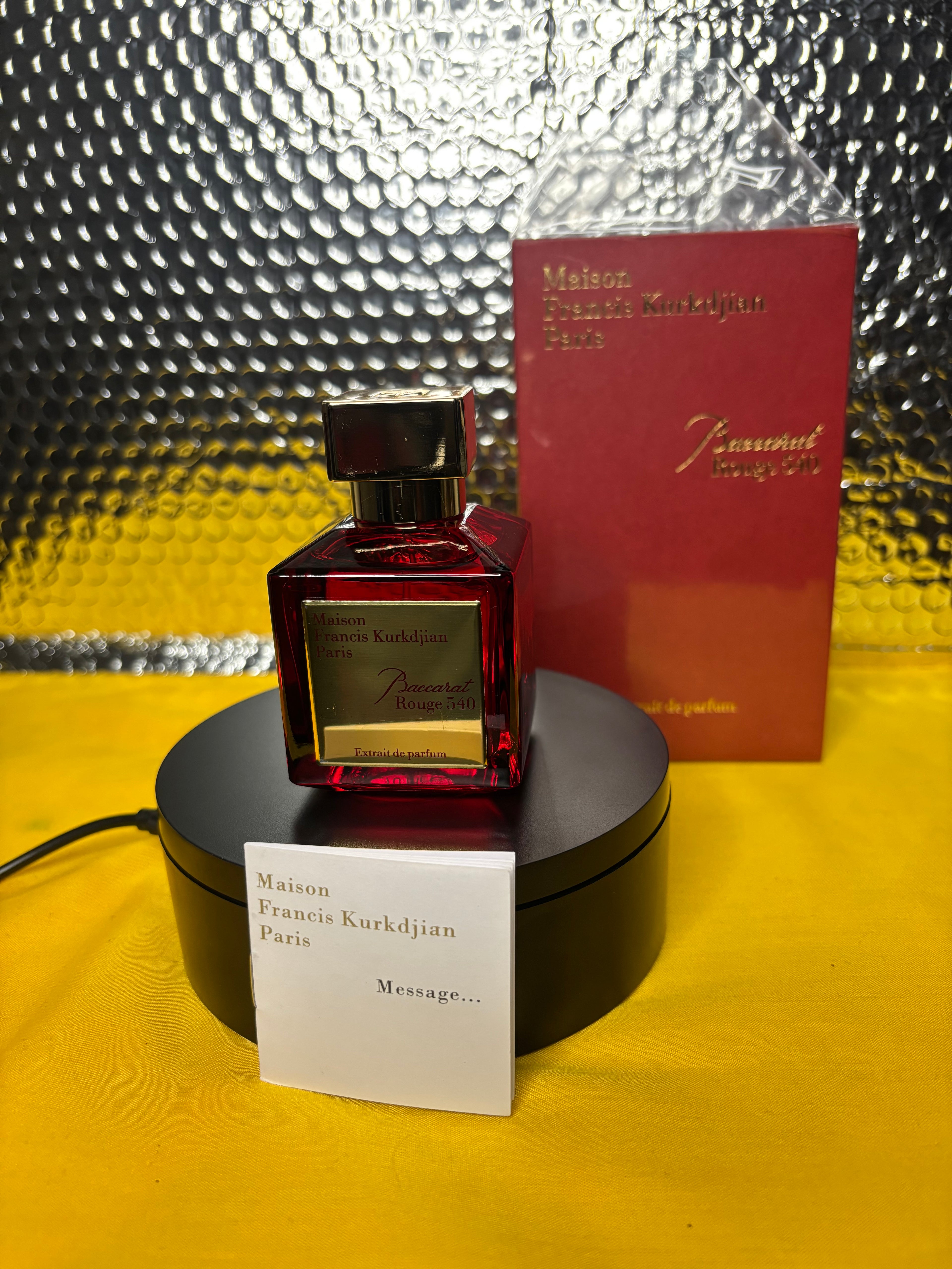 Baccarat Rouge 540 Maison Francis Kurkdjian