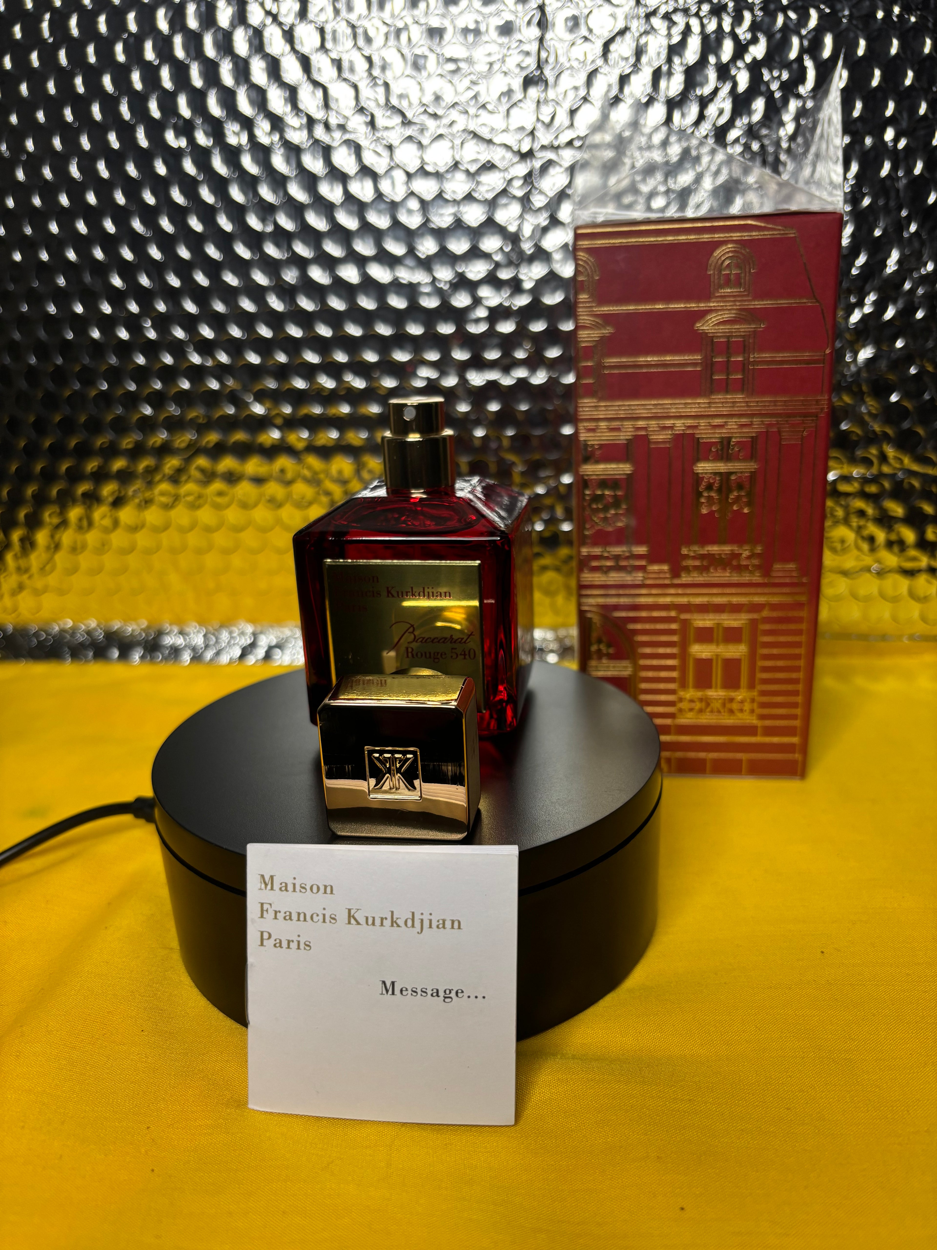 Baccarat Rouge 540 Maison Francis Kurkdjian