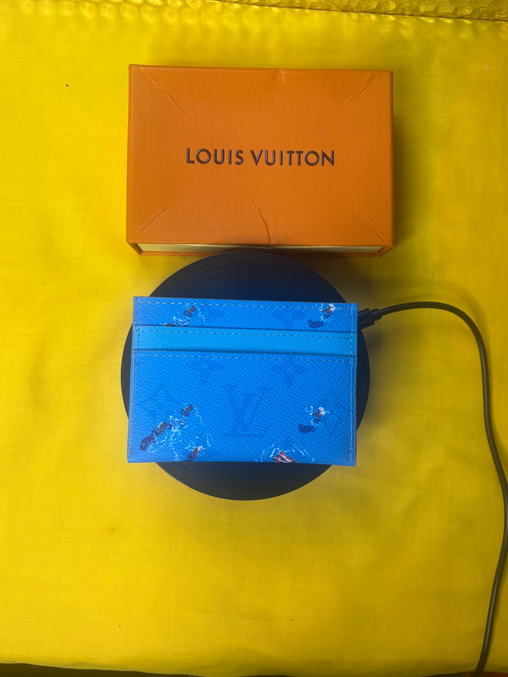 Louis Vuitton ‘Blue Lagoon’ Double Card Case